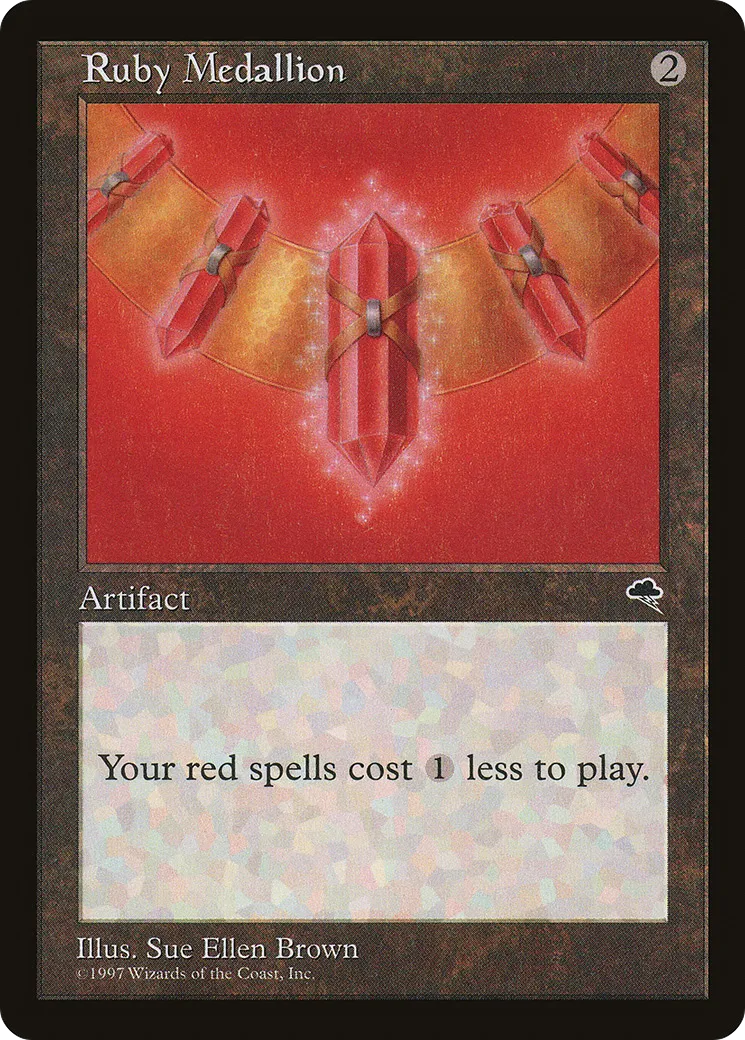 Médaillon de rubis — Tempest — Magic: The Gathering