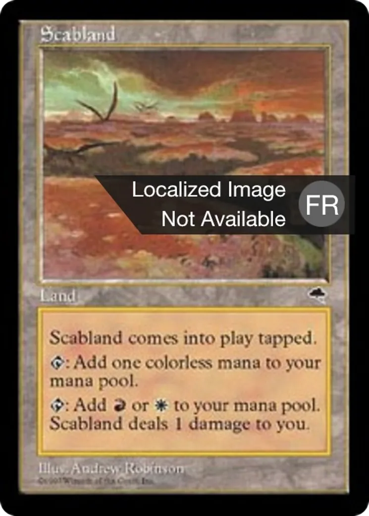 Terres galeuses — Tempest — Magic: The Gathering