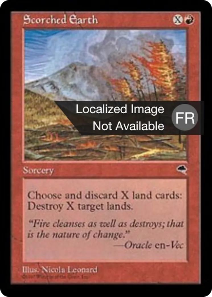 Terre brûlée — Tempest — Magic: The Gathering