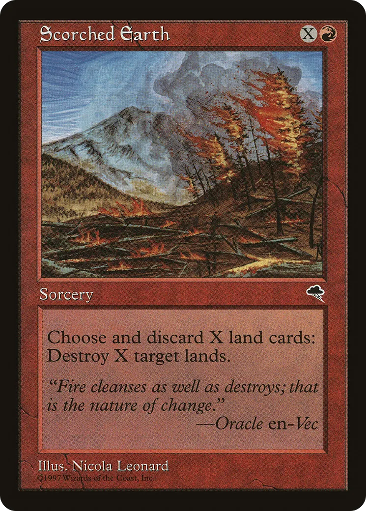 Scorched Earth — Tempest — Magic: The Gathering