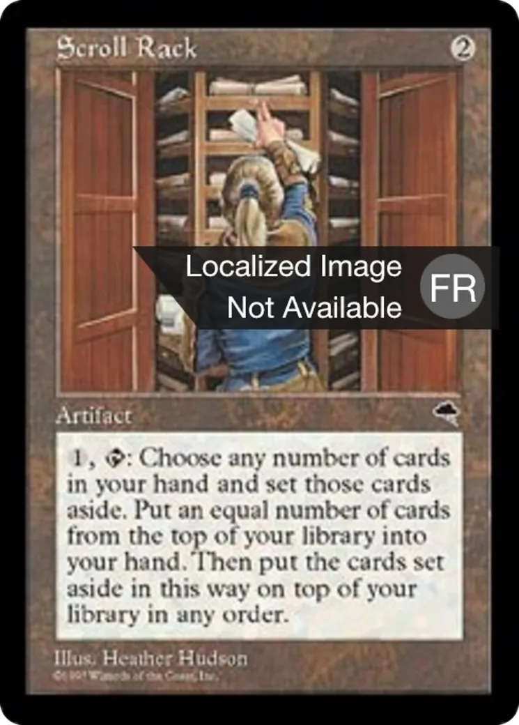 Râtelier à parchemins — Tempest — Magic: The Gathering