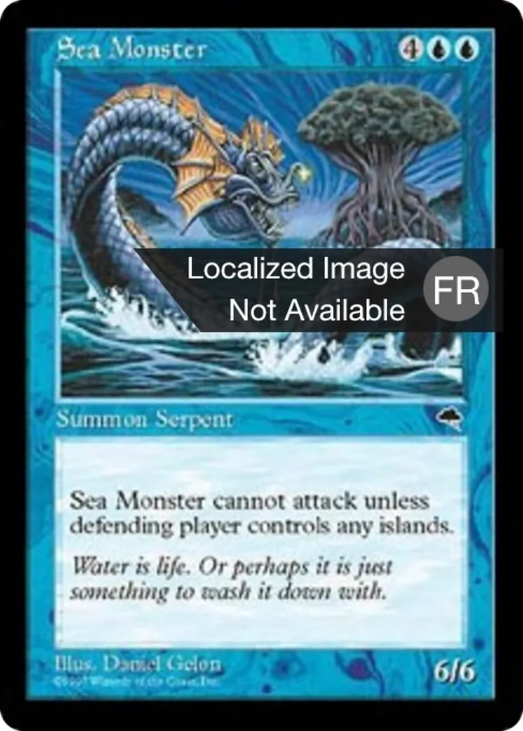 Monstre marin — Tempest — Magic: The Gathering