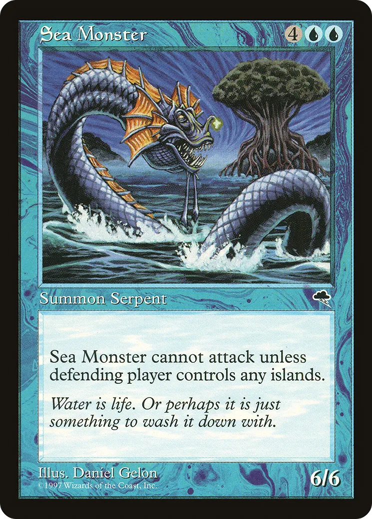 Sea Monster — Tempest — Magic: The Gathering