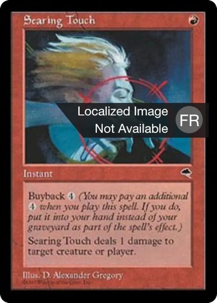 Effleurement de feu — Tempest — Magic: The Gathering