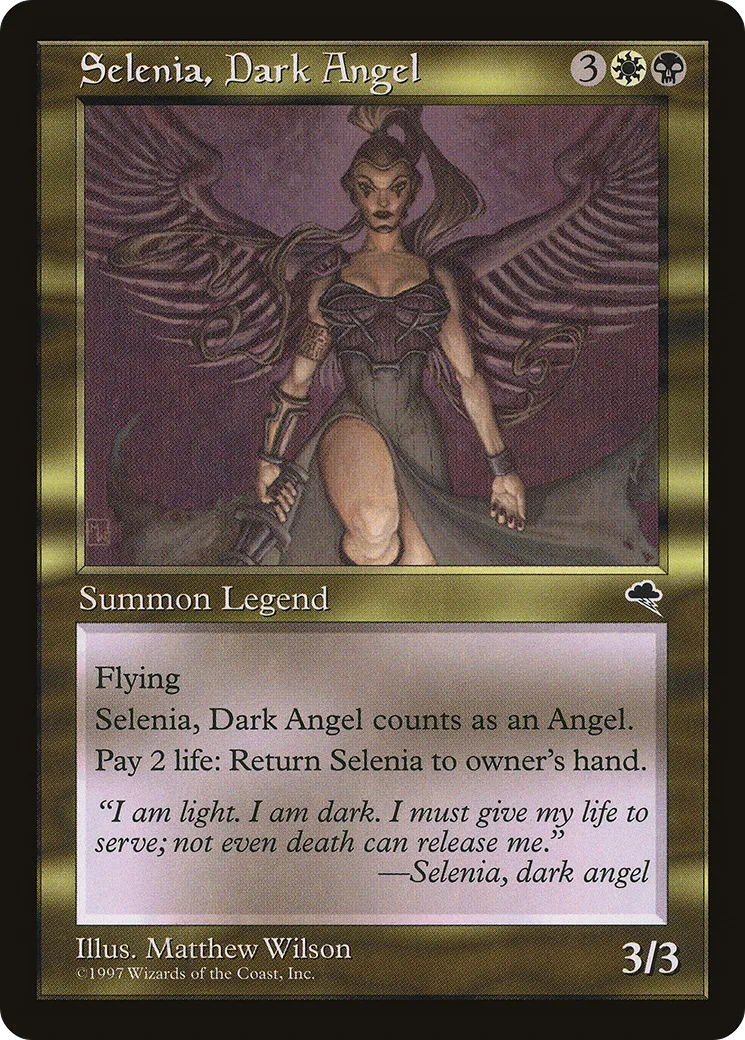 Selenia, Dark Angel — Tempest — Magic: The Gathering