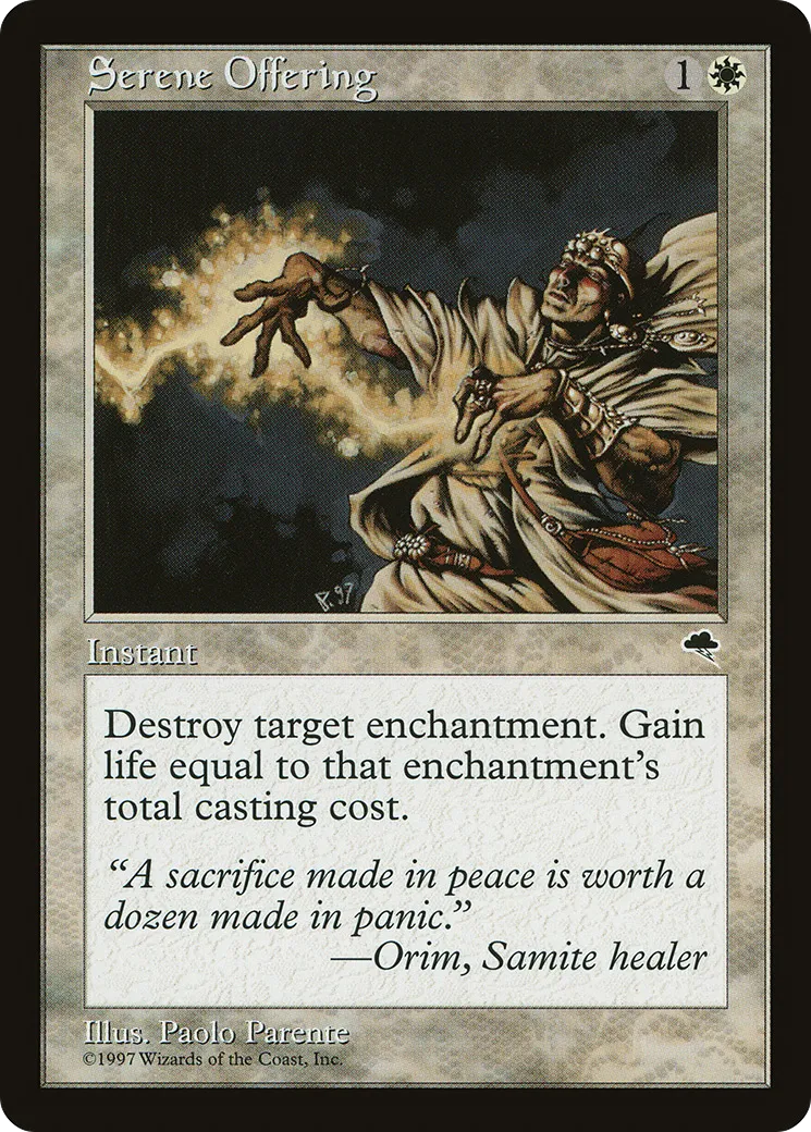 Offrande sereine — Tempest — Magic: The Gathering