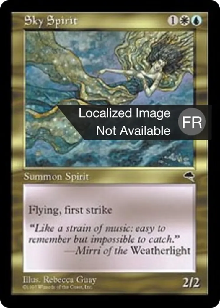 Esprit du ciel — Tempest — Magic: The Gathering