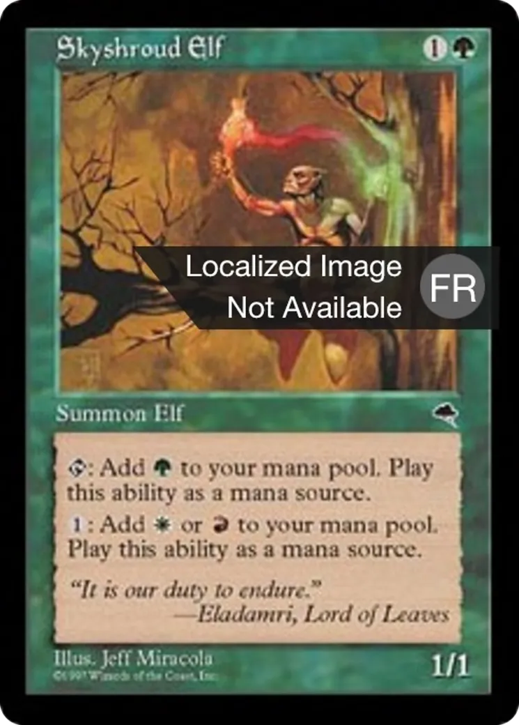 Elfe de Linciel — Tempest — Magic: The Gathering