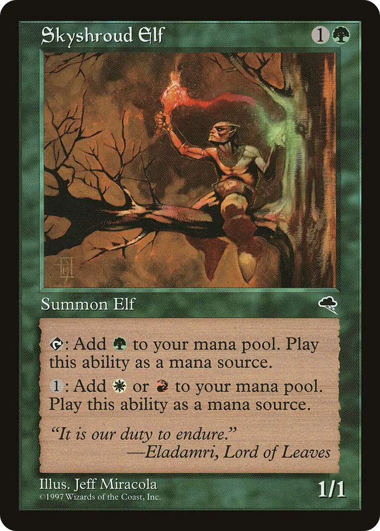 Elfe de Linciel — Tempest — Magic: The Gathering