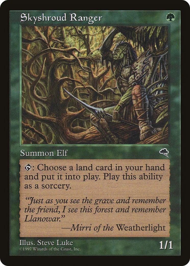 Skyshroud Ranger — Tempest — Magic: The Gathering