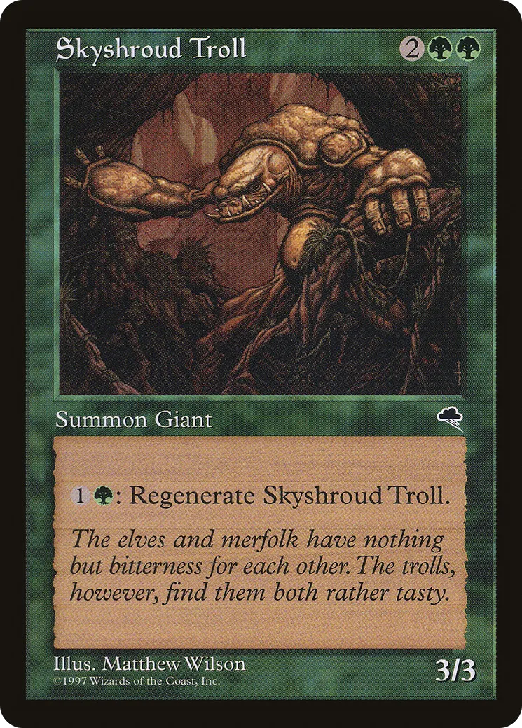 Skyshroud Troll — Tempest — Magic: The Gathering