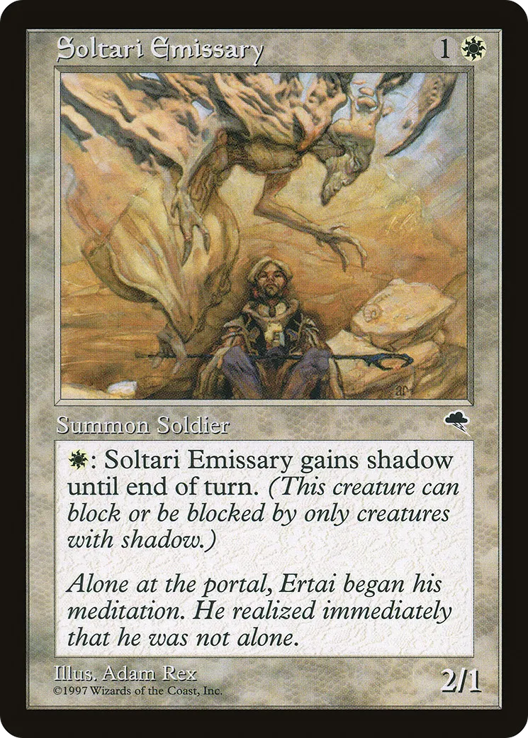 Emissaire soltari — Tempest — Magic: The Gathering