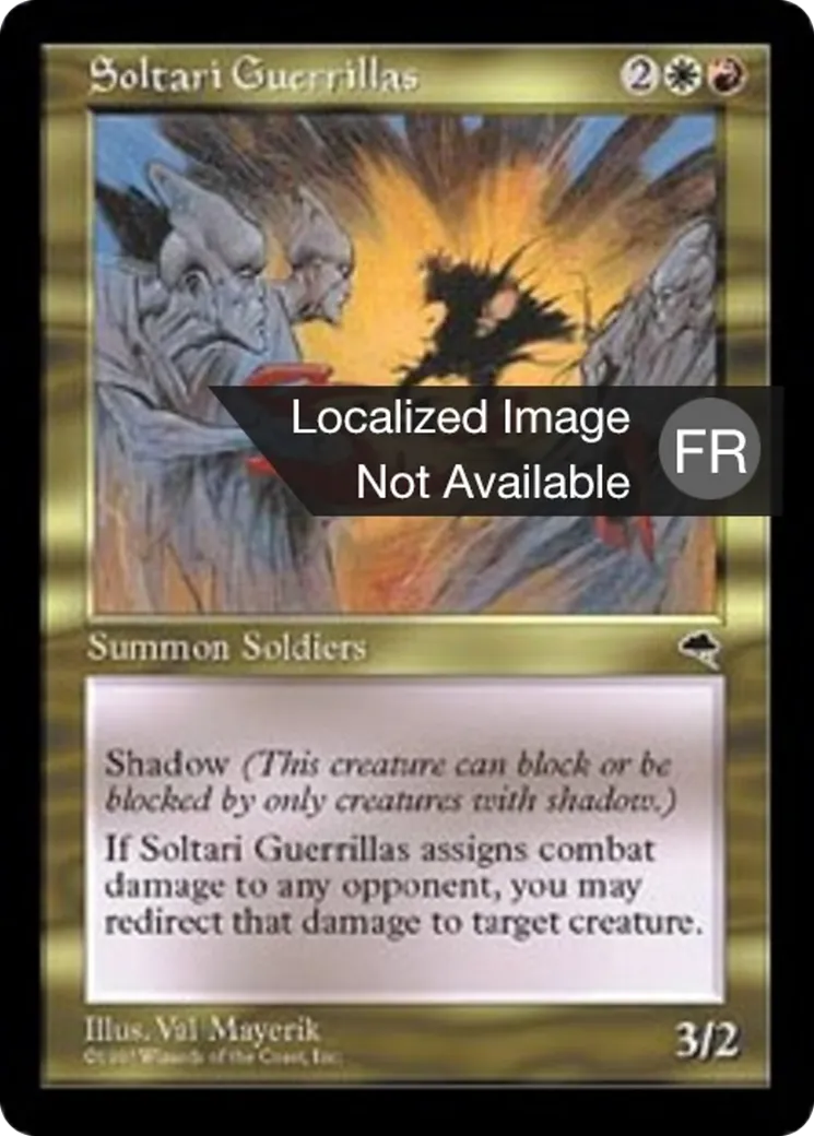 Francs-tireurs soltaris — Tempest — Magic: The Gathering