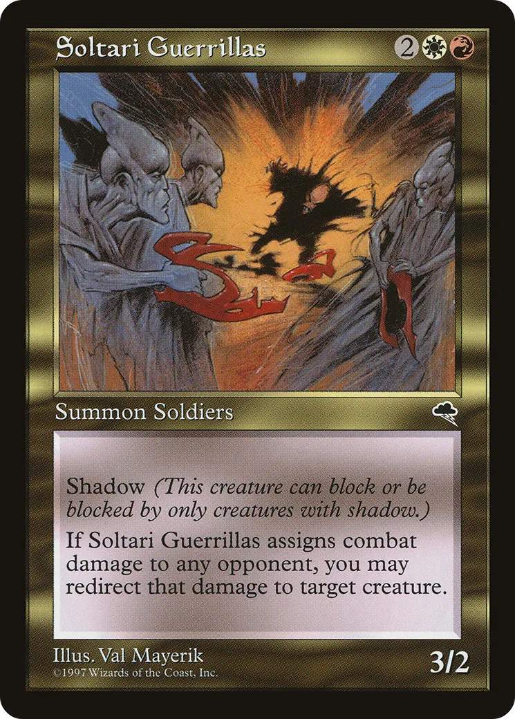 Soltari Guerrillas — Tempest — Magic: The Gathering