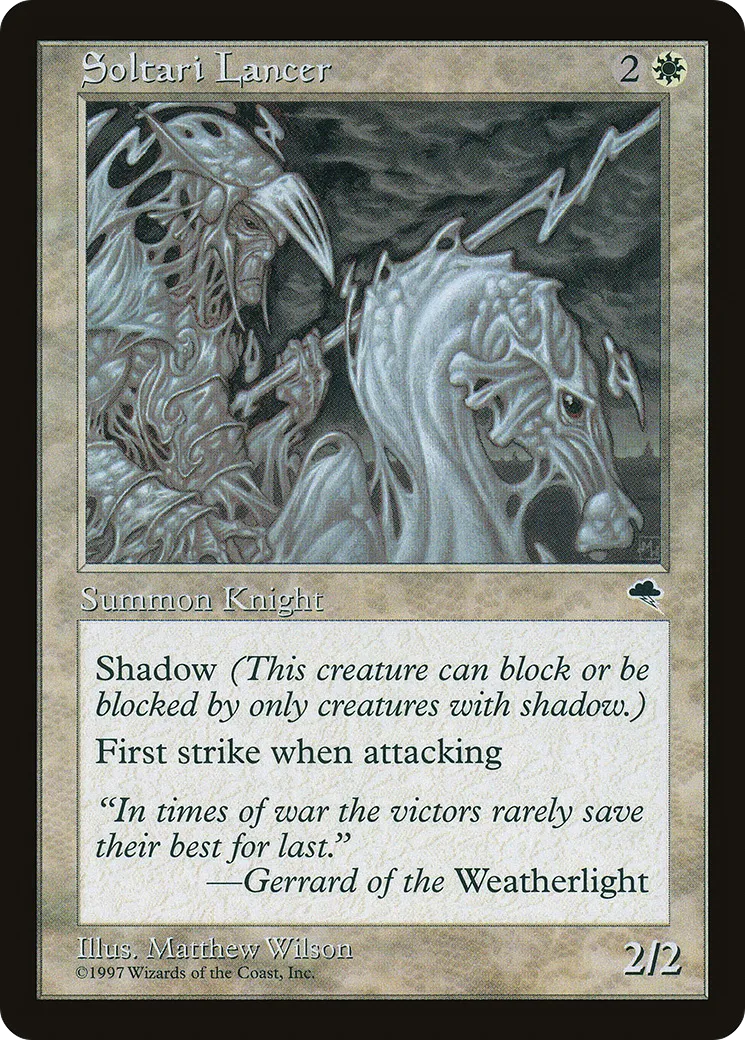 Lancier soltari — Tempest — Magic: The Gathering
