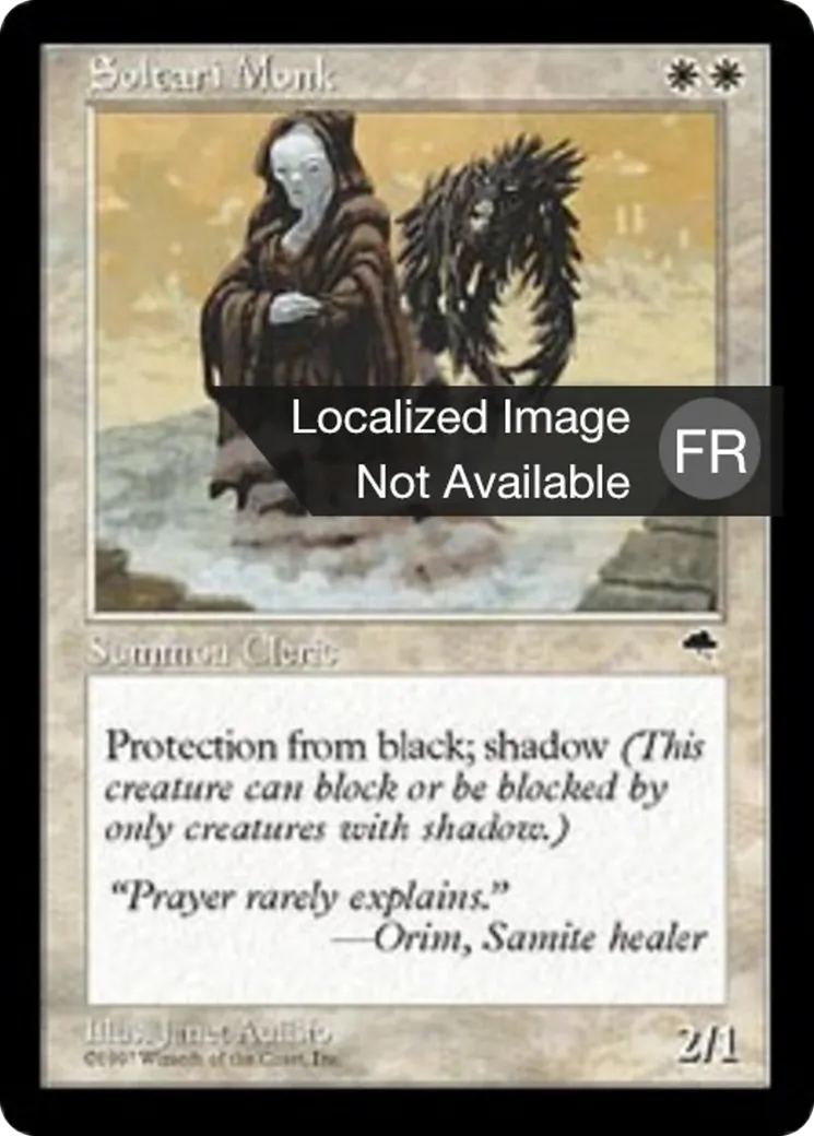 Moine soltari — Tempest — Magic: The Gathering