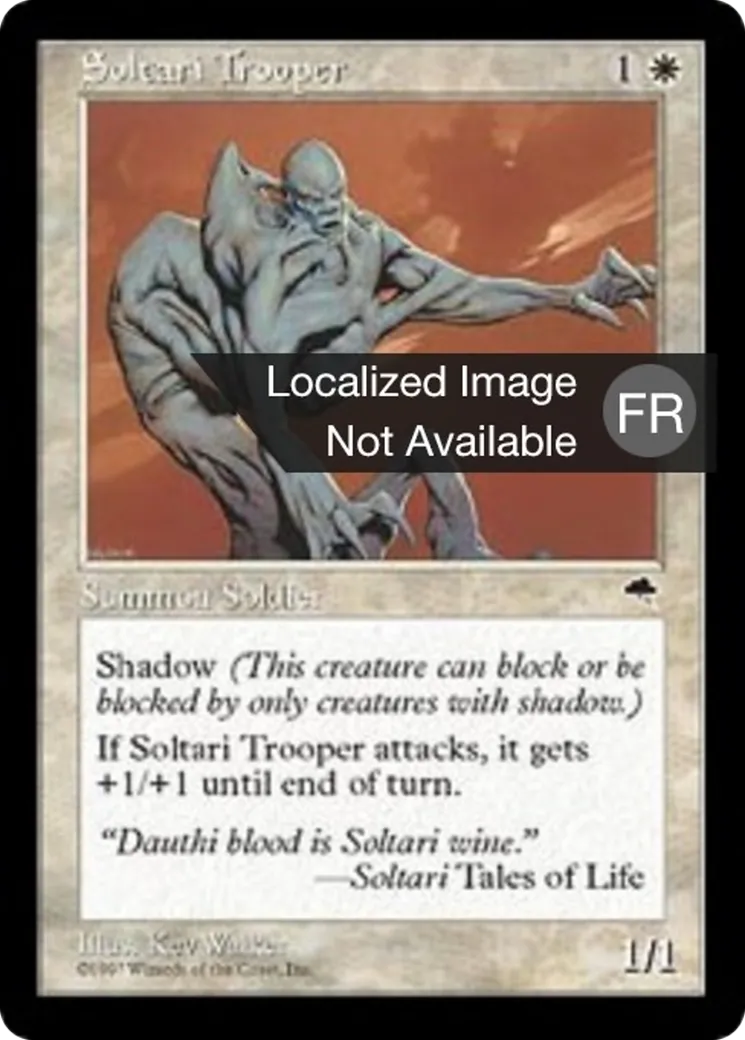 Troupier soltari — Tempest — Magic: The Gathering