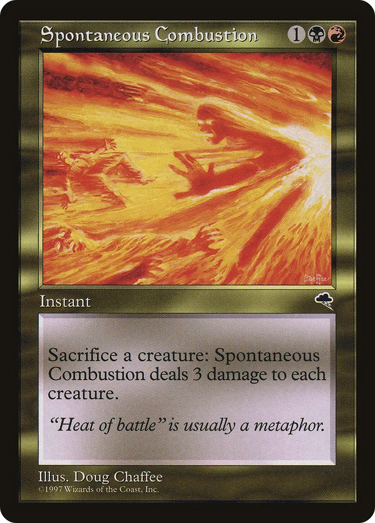 Spontaneous Combustion — Tempest — Magic: The Gathering