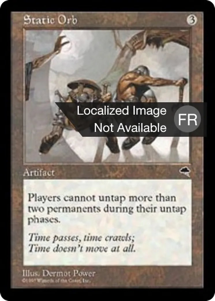 Orbe statique — Tempest — Magic: The Gathering