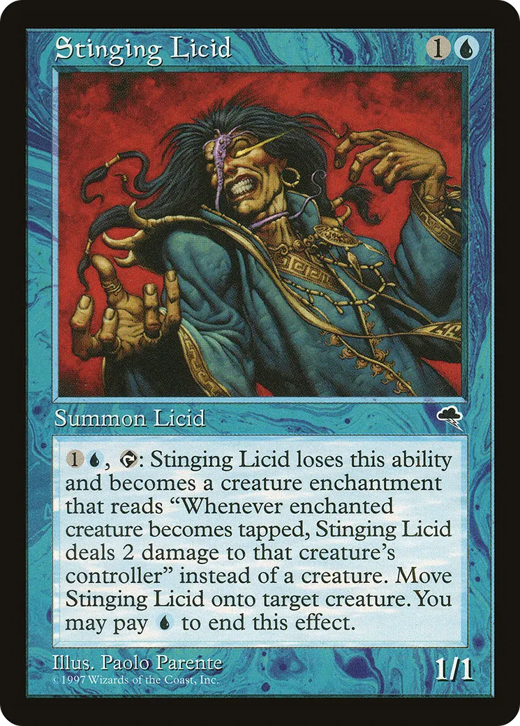 Stinging Licid — Tempest — Magic: The Gathering