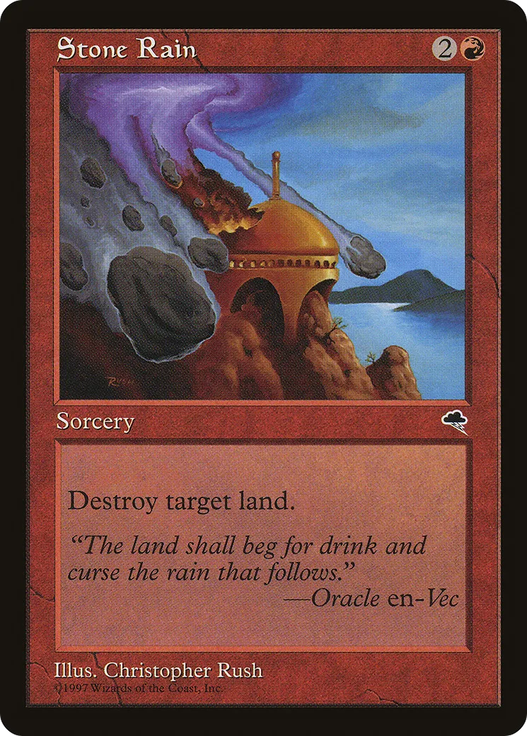Pluie de pierres — Tempest — Magic: The Gathering