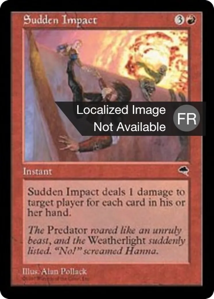 Choc soudain — Tempest — Magic: The Gathering