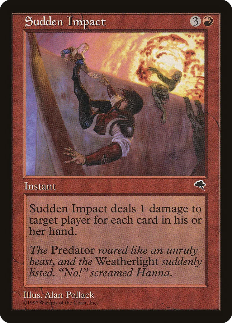 Choc soudain — Tempest — Magic: The Gathering