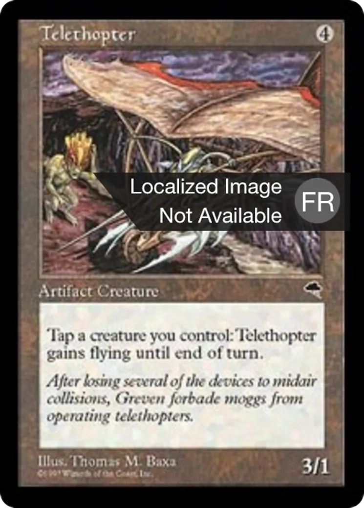 Téléthoptère — Tempest — Magic: The Gathering
