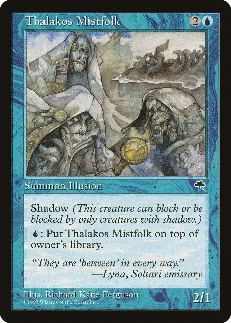 Thalakos Mistfolk — Tempest — Magic: The Gathering