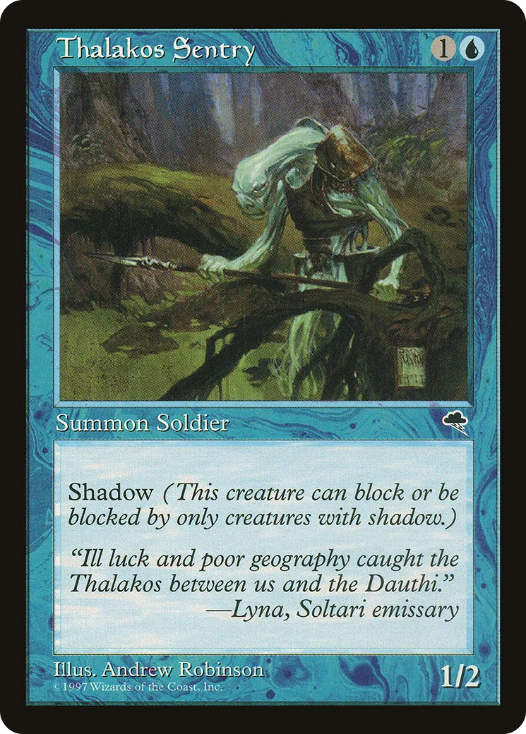 Sentinelle thalakose — Tempest — Magic: The Gathering