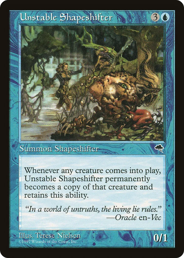 Unstable Shapeshifter — Tempest — Magic: The Gathering