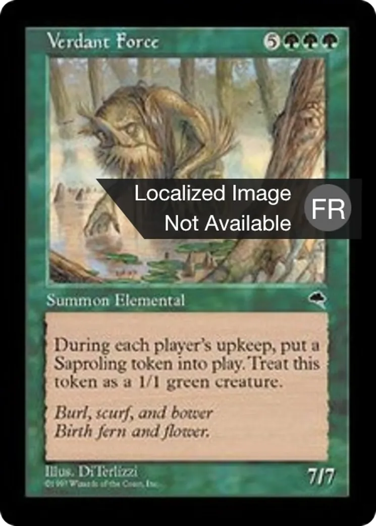 Force verdoyante — Tempest — Magic: The Gathering