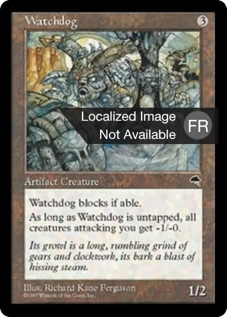 Chien de garde — Tempest — Magic: The Gathering