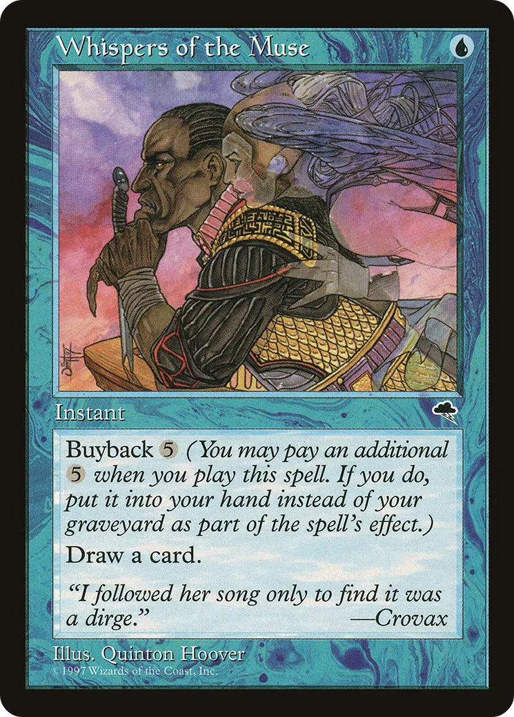 Chuchotements de la muse — Tempest — Magic: The Gathering