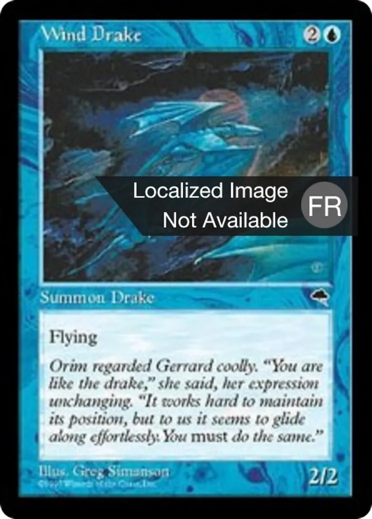 Drakôn des vents — Tempest — Magic: The Gathering