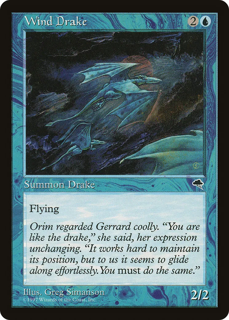 Drakôn des vents — Tempest — Magic: The Gathering