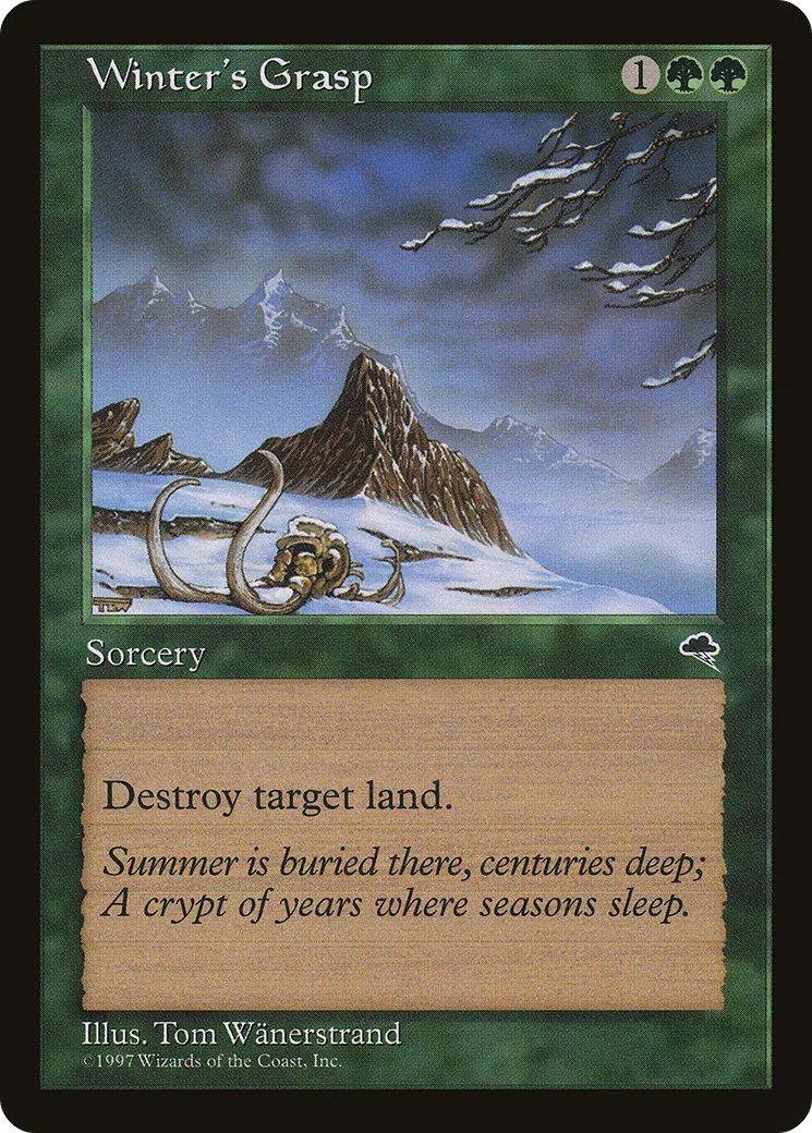 Winter's Grasp — Tempest — Magic: The Gathering
