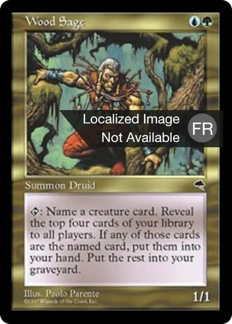 Sage des bois — Tempest — Magic: The Gathering