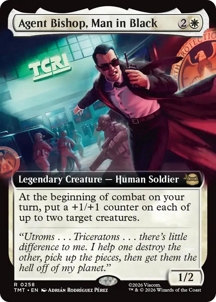 Agent Bishop, Man in Black — Teenage Mutant Ninja Turtles — Magic: The Gathering