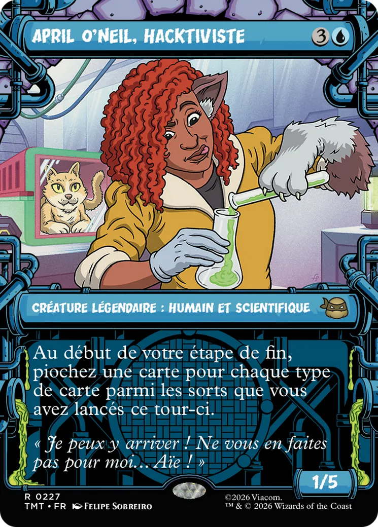 April O'Neil, hacktiviste — Teenage Mutant Ninja Turtles — Magic: The Gathering