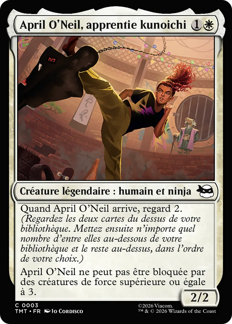 April O'Neil, apprentie kunoichi — Teenage Mutant Ninja Turtles — Magic: The Gathering