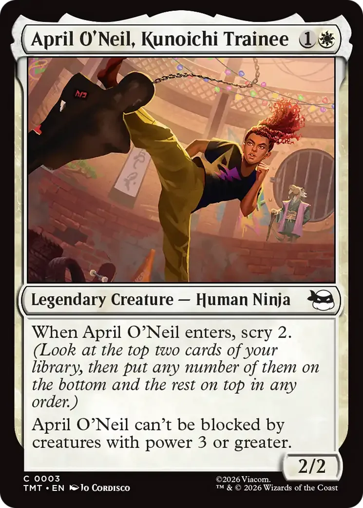 April O'Neil, Kunoichi Trainee — Teenage Mutant Ninja Turtles — Magic: The Gathering