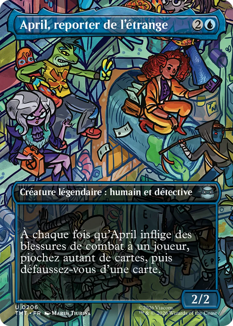 April, reporter de l'étrange — Teenage Mutant Ninja Turtles — Magic: The Gathering
