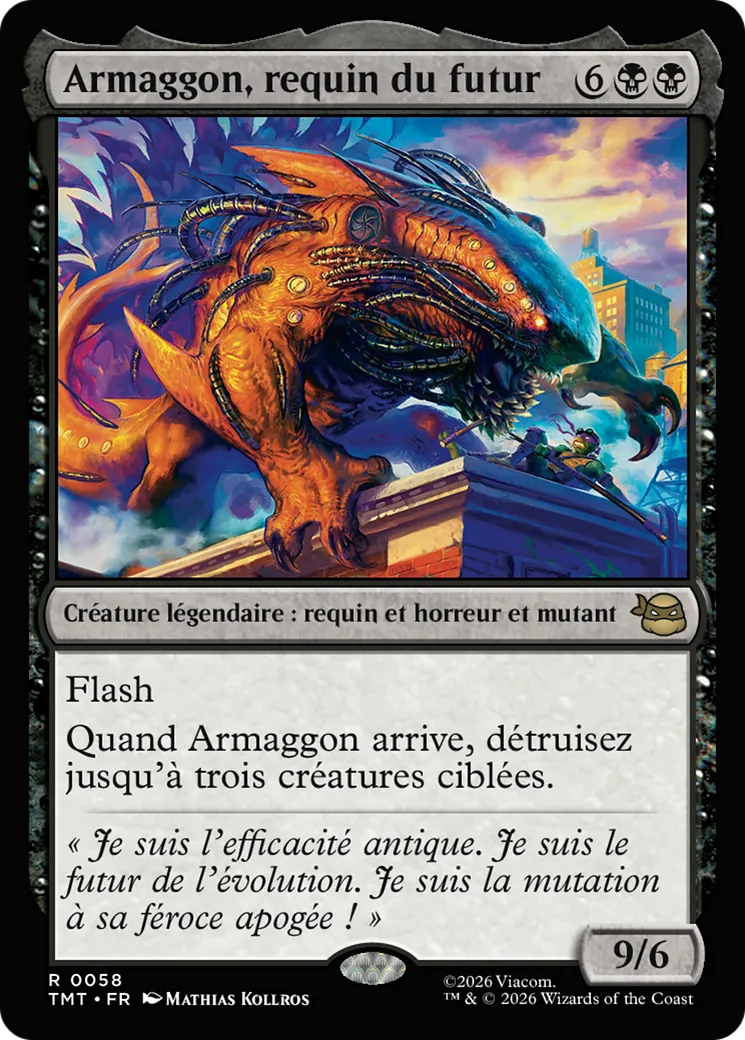Armaggon, requin du futur — Teenage Mutant Ninja Turtles — Magic: The Gathering