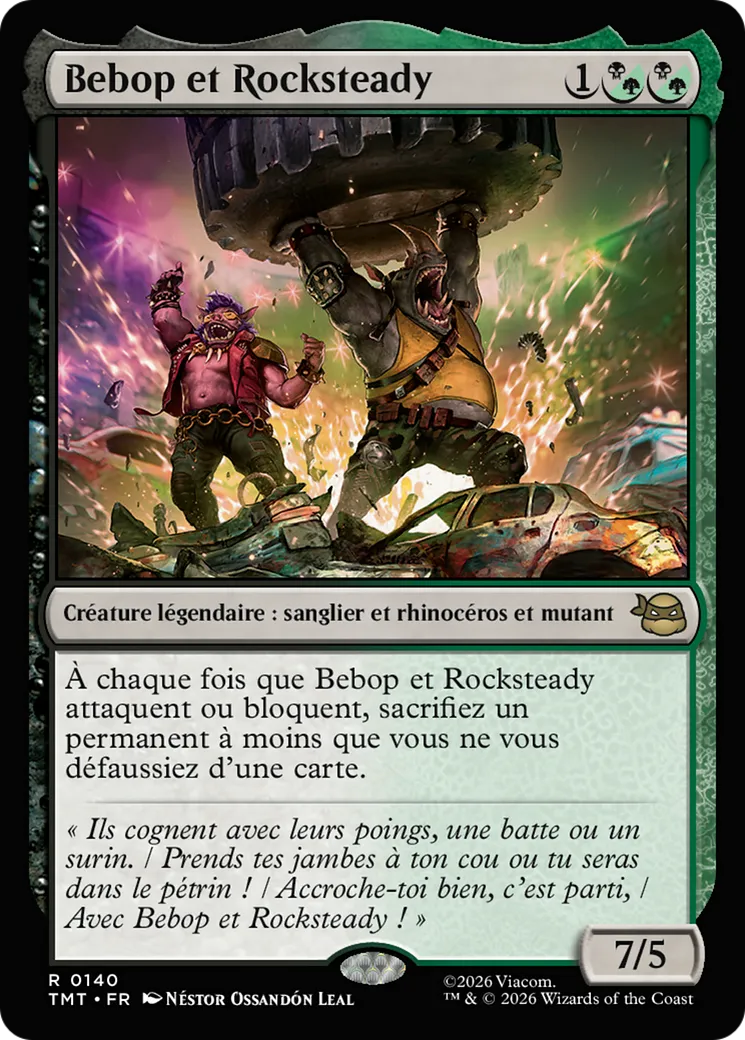 Bebop et Rocksteady — Teenage Mutant Ninja Turtles — Magic: The Gathering