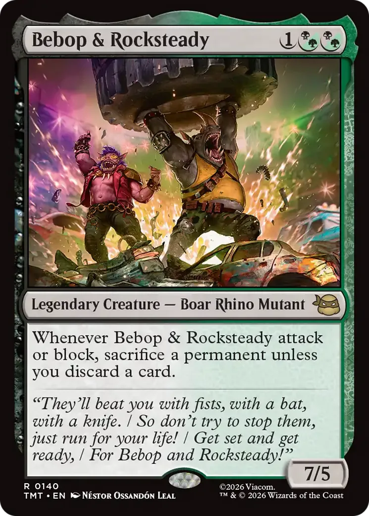 Bebop & Rocksteady — Teenage Mutant Ninja Turtles — Magic: The Gathering
