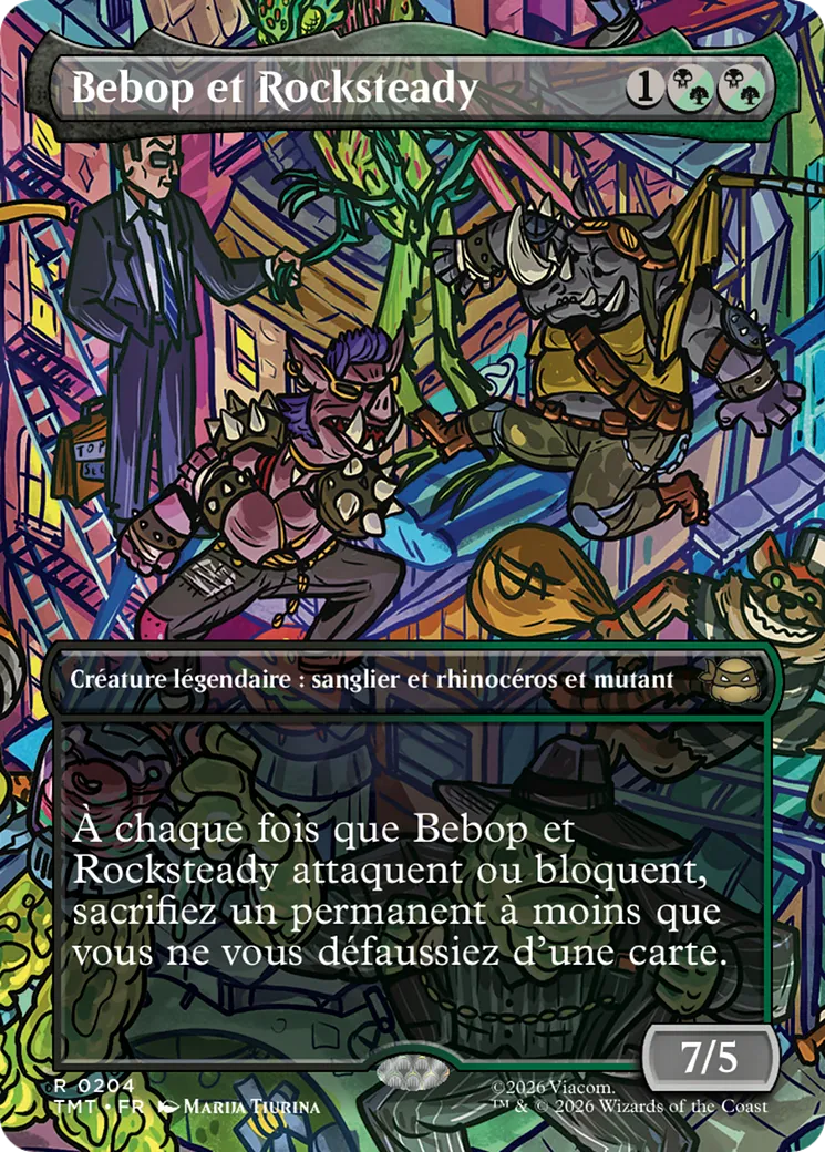 Bebop et Rocksteady — Teenage Mutant Ninja Turtles — Magic: The Gathering