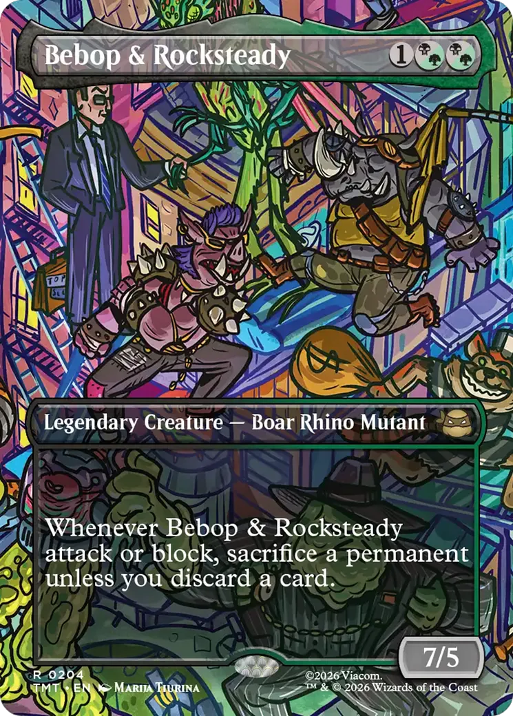 Bebop & Rocksteady — Teenage Mutant Ninja Turtles — Magic: The Gathering