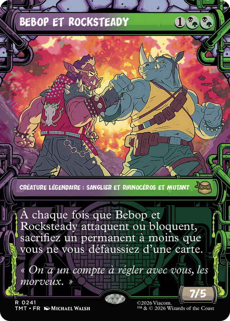 Bebop et Rocksteady — Teenage Mutant Ninja Turtles — Magic: The Gathering
