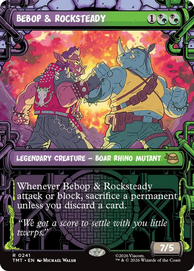 Bebop & Rocksteady — Teenage Mutant Ninja Turtles — Magic: The Gathering